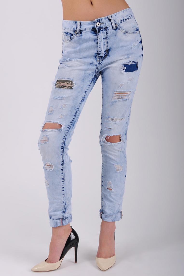 Зауженные светлые джинсы Miss Two